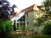 Sorbisches Hotel Dom-Eck Bautzen - Wintergarten außen